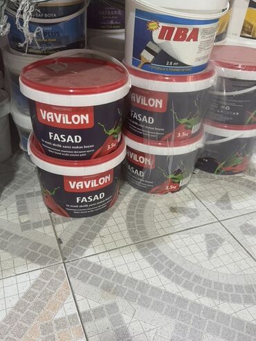 fasad üçün kafel: Boya Fasad