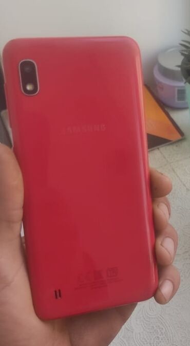 samsung galaxy s7 edge: Samsung A10, цвет - Красный, Сенсорный