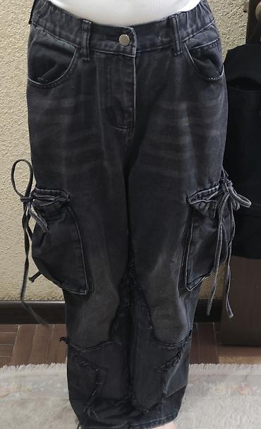 джинсы черные: Джинсы, M — 3