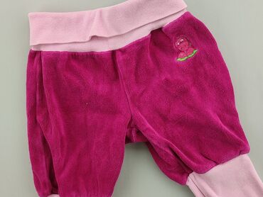 rozowe legginsy z wysokim stanem: Spodnie dresowe, Name it, 0-3 m, stan - Dobry