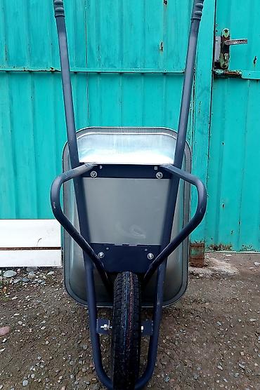 Садово-строительные тачки и тележки: Садово-строительная тачка и тележка, Стальная, Одноколесная, Новый, В розницу — 6