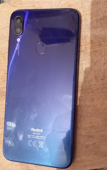 redmi not 7 ikinci el: Xiaomi Redmi Note 7, 128 GB, rəng - Göy, 
 Sensor, Barmaq izi, İki sim kartlı