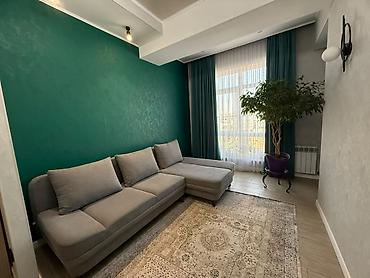 8: 2 комнаты, 60 м², Кок-Жар ж/м Элитка, 3 этаж, Евроремонт — 1