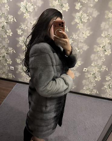 Шубы: Шуба, Норка, По колено, L, XL — 2