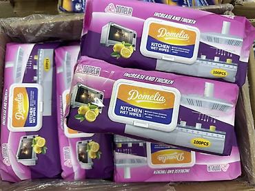 Хозтовары: Влажные кухонные салфетки KITCHEN WIPES — средство для быстрого — 6