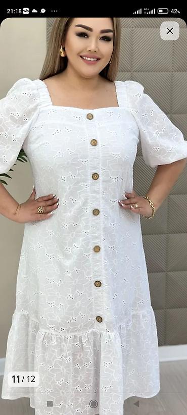 Повседневное платье, Лето, Длинная модель, Сарафан, 3XL at lalafo.kg Повседневное платье, Лето, Длинная модель, Сарафан, 3XL