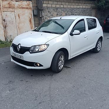 фольксваген пассат 1: Renault Sandero, ağ rəng, hetçbek gövdə. Texniki xüsusiyyət və — 3