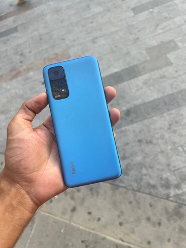 Redmi: Redmi Note 11, 128 GB, rəng - Mavi, Barmaq izi, Face ID