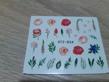 Nega noktiju: Vodene slicice za nokte 
Cena je za komad 20din — 4