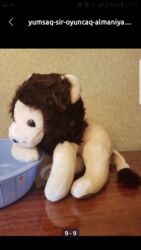 Oyuncaqlar: Yumşaq Şir oyuncaq. Almaniya istehsalı. Təzə. Qiyməti - 35 azn — 9