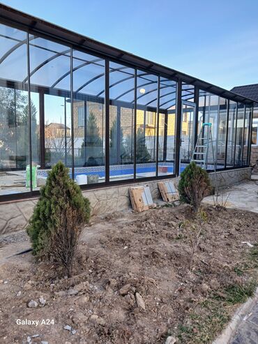 Plastik pəncərələr: Plastik qapi pencere izosistem cam palkon duskabina hebesebe cephe — 9