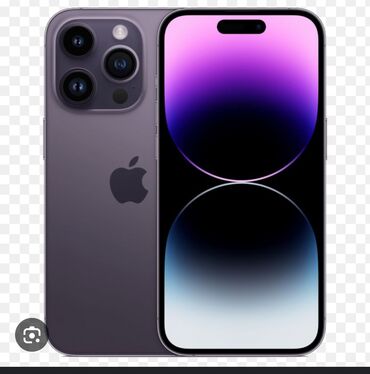 iphone xr каракол: IPhone 14 Pro, Колдонулган, 256 ГБ, Deep Purple, Заряддоочу түзүлүш, Куту, Каптама, 84 %