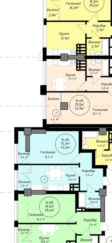 деревянные дома: 2 комнаты, 44 м², Элитка, 2 этаж, ПСО (под самоотделку)