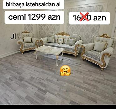 Divan və kreslo dəstləri: Yeni, Divan, 2 kreslo — 1
