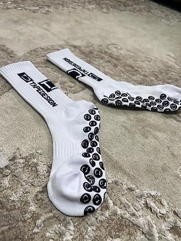 polo рубашка: Спортивные носки TapeDesign с антискользящими вставками - Цвет: белый — 2