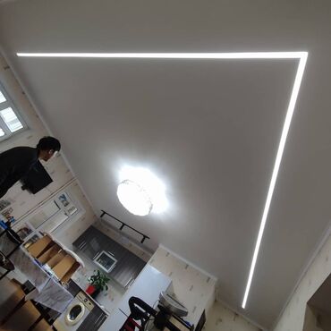 Натяжной потолок: Натяжной потолок Глянцевое, Матовое, 3D потолки Гарантия, Бесплатная консультация, Бесплатный замер — 7