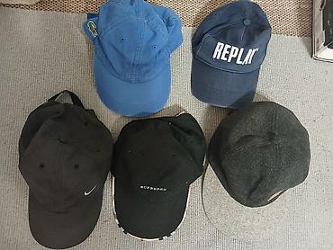 Kačketi: Kolekcija od 5 kačketa – brendirani modeli - Lacoste plavi kačket — 1