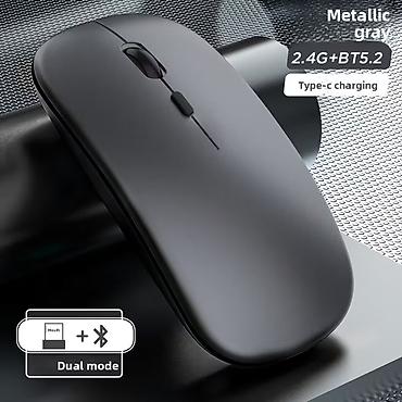 Masaüstü kompüterlər və komponentlər: İkili rejimli simsiz siçan - Bağlantı: 2.4G USB qəbuledici + — 2