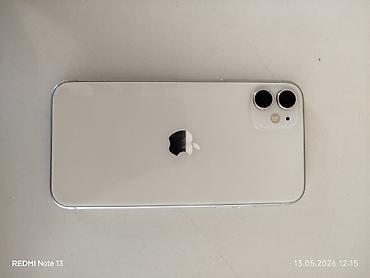 islenmis plansetlerin satisi: IPhone 11, 64 GB, Ağ, Face ID — 2