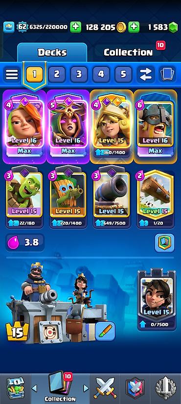 Kolleksiya kartları: 💎 Clash Royale Hesabı Satılır King Level: 62 MAX kartlar: Level 16 -da lalafo.az — 2 Kolleksiya kartları: 💎 Clash Royale Hesabı Satılır King Level: 62 MAX kartlar: Level 16 — 2