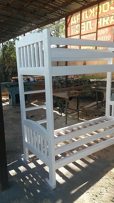 bunk bed: Продаю новые двухъярусные кроватки.Материал из сосны.Размер — 2