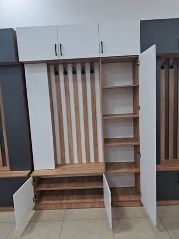 Гарнитуры для прихожей: Гарнитур для прихожей, Новый, Зеркало, Вешалка, Шкаф, ДСП, Платная доставка, Самовывоз, Бесплатная доставка, цвет - Белый — 2