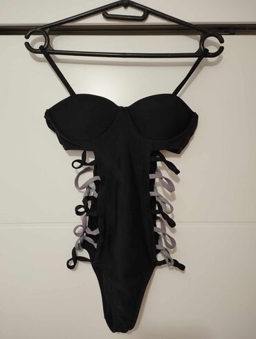 kupaci haljina: S (EU 36), Lycra, Single-colored, color - Black