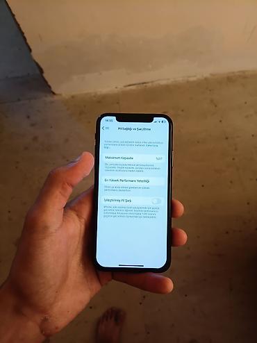 iphone 15 cəhrayı: IPhone X, 64 GB, Space Gray, Zəmanət, Face ID, Sənədlərlə — 1