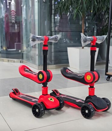 Детские самокаты: Детский самокат, Трёхколёсный, Новый — 10