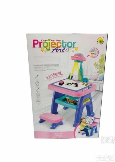 ormari sa kliznim vratima: De?iji projektor za crtanje sa stolicom De?iji projektor za crtanje sa