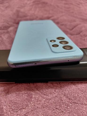 samsung galaxy a 52: Samsung Galaxy A52, Б/у, 128 ГБ, цвет - Голубой, 2 SIM — 2
