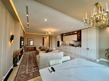1 комнатная квартира токмок: 4 комнаты, 143 м², Элитка, 12 этаж, Дизайнерский ремонт