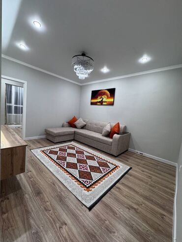 суточный квартира бишкек политех: 2 комнаты, 53 м², Элитка, 1 этаж, Евроремонт