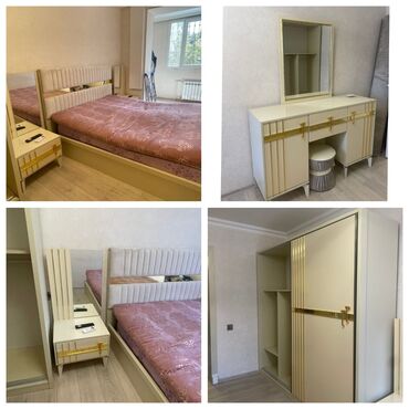 кровать купить баку: İkinəfərlik çarpayı, Dolab, Termo, 2 tumba, İşlənmiş