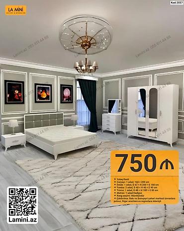 Məhsul: Yataq Dəsti (Kod: 2057) Tərkibi və ölçülər: - Çarpayı: 1 lalafo.az -da Məhsul: Yataq Dəsti (Kod: 2057) Tərkibi və ölçülər: - Çarpayı: 1