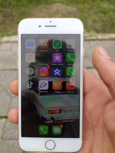 stolustu qaz piltesi qiymeti: IPhone 7, Qızılı, Barmaq izi