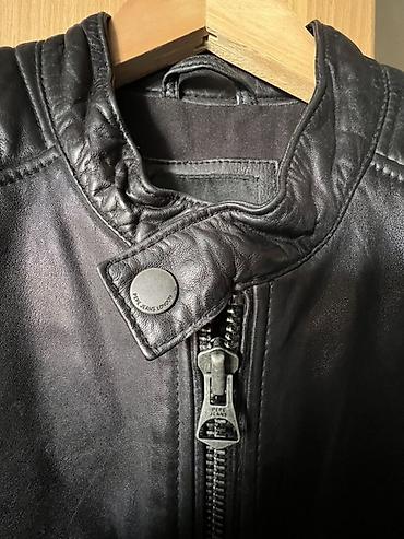 куртка каракол: Кожаная мужская куртка Pepe Jeans London оригинал - В отличном — 3