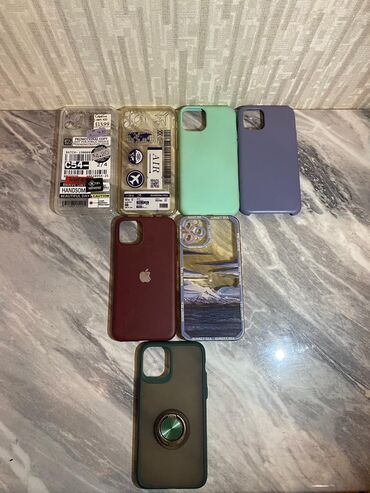 Adapterlər: Iphone 11 pro 64 gb batareyka 75% ideal vezyetde islenib 7