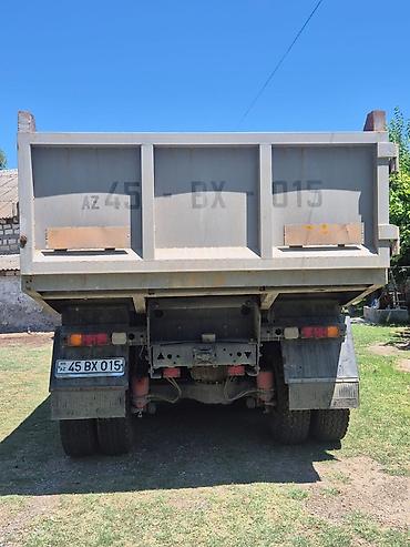oka maşını: KAMAZ üçoxlu (6x4) dump yük maşını - Marka/model: KAMAZ dump (saman — 6