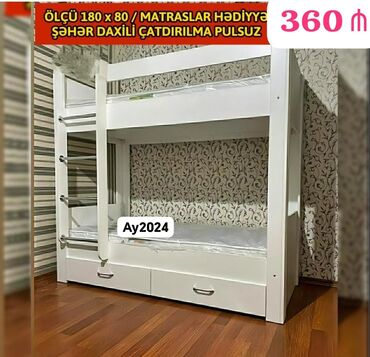 Çarpayılar: Yeni, Təknəfərlik çarpayı, Matras ilə, Siyirməli