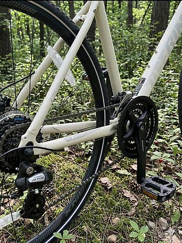 Velosipedlər: Gravel/şosse stili velosiped - Rəng: krem-ağ - Çərçivə: yüngül — 1