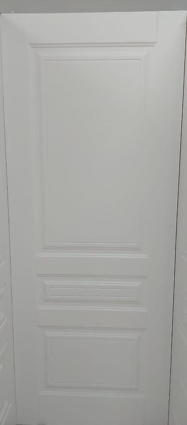 ağ qapı: 4luk mdf, kraska otaq qapıları. Ağ rəngli daxili qapı – klassik — 2