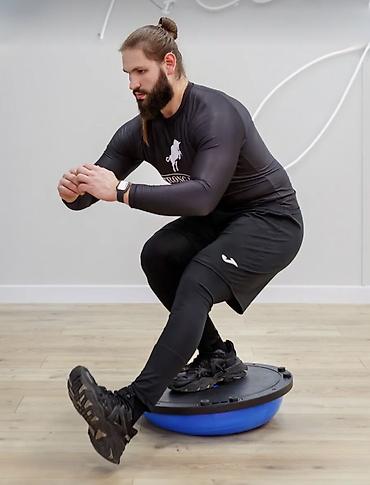 Другие тренажеры: Полусфера для фитнеса Strong Body с эспандерами Назначение: - — 9