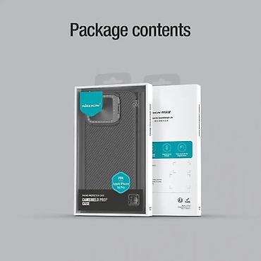 Maske i futrole za telefone: Maska Nillkin CamShield Prop za iPhone 16 Pro 6.3 crna. Uz brzu — 10