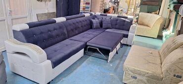 Угловые диваны: Угловой диван, C подушками, Трехместный — 23