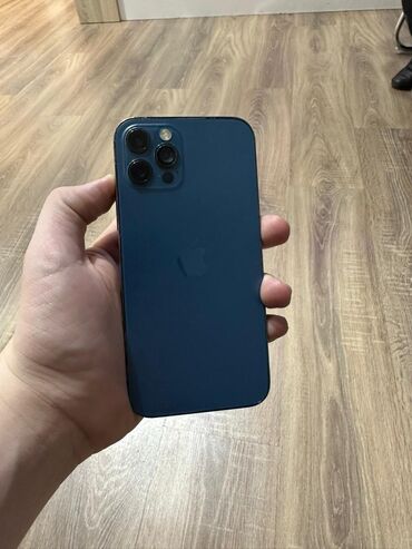 Apple iPhone: IPhone 12 Pro, 128 GB, Pacific Blue, Face ID