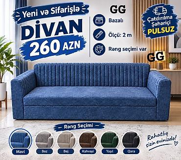 Divan, Qonaq otağı üçün, Parça, Bazalı, Açılan lalafo.az -da Divan, Qonaq otağı üçün, Parça, Bazalı, Açılan