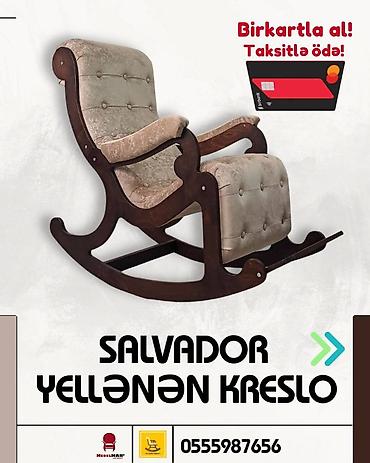 Kreslolar: Yeni, Kreslo-kaçalka, Parça, Kredit var, Ödənişli çatdırılma — 6