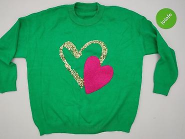 sweter serca: Sweter damski, rozmiar 4XL — 2