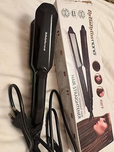 saç ütü: ByBaByliss nano saç üçün cihaz – keramika plitəli dalğa/krepe effektli — 2